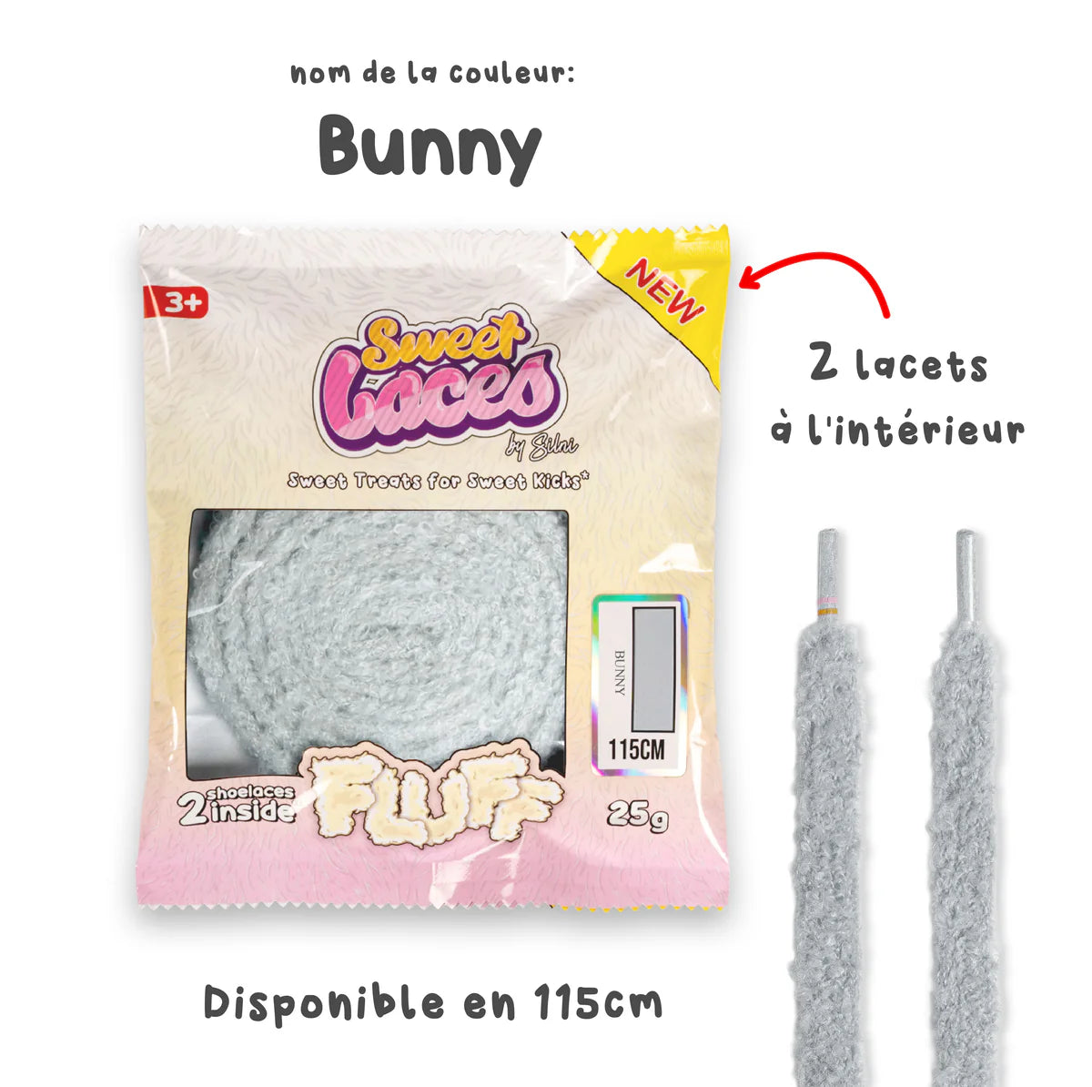 SWEET LACES FLUFFY BUNNY
